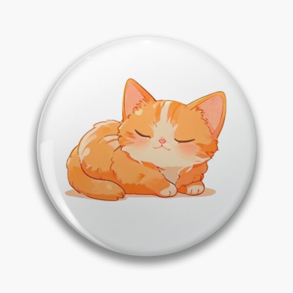 Item preview, Happy Orange cat napping  designed and sold by KorArtStudio.