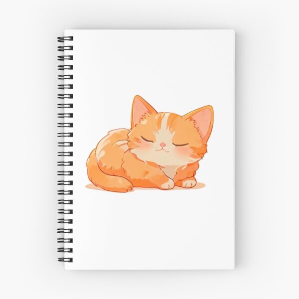 Item preview, Happy Orange cat napping  designed and sold by KorArtStudio.