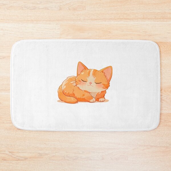 Item preview, Happy Orange cat napping  designed and sold by KorArtStudio.