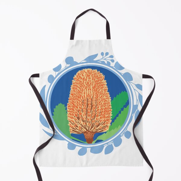 Item preview, Banksia Australian flora Eucalyptus blue designed and sold by blueidesign.