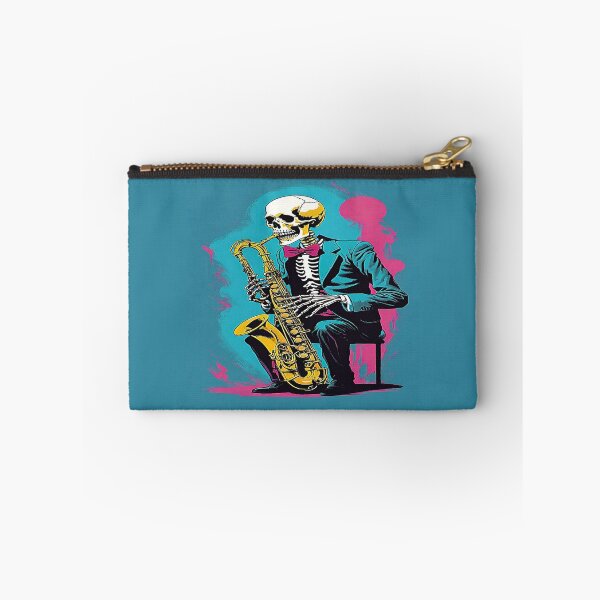 Item preview, Skeleton Baritone Saxophone. designed and sold by Giulivo Store Graphic.