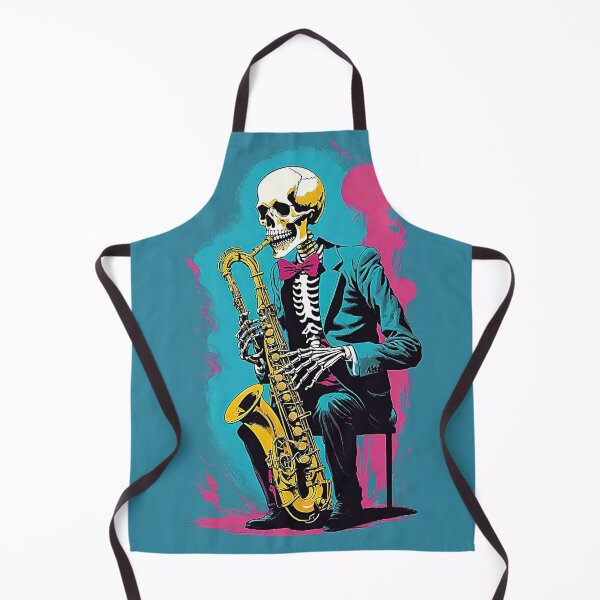 Item preview, Skeleton Baritone Saxophone. designed and sold by Giulivo Store Graphic.