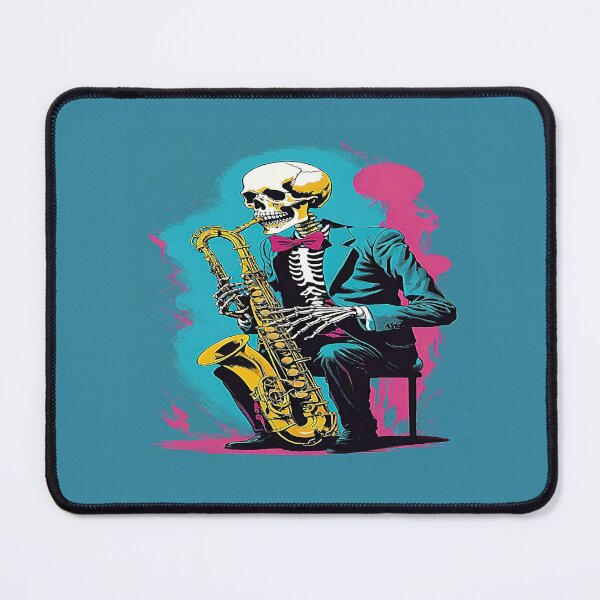 Item preview, Skeleton Baritone Saxophone. designed and sold by Giulivo Store Graphic.