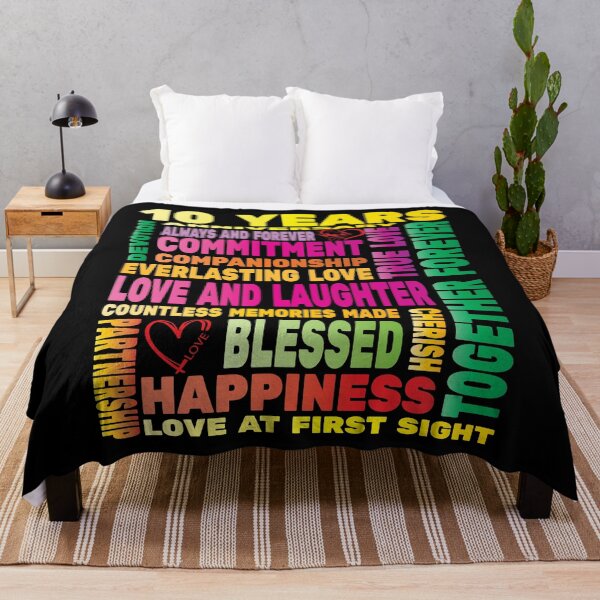 Item preview, 10 Years Anniversary of Love Happy Marriage Couple Lovers designed and sold by angy2017.