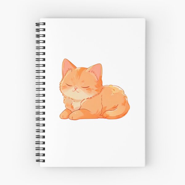 Item preview, Sleepy Orange cat napping  designed and sold by KorArtStudio.