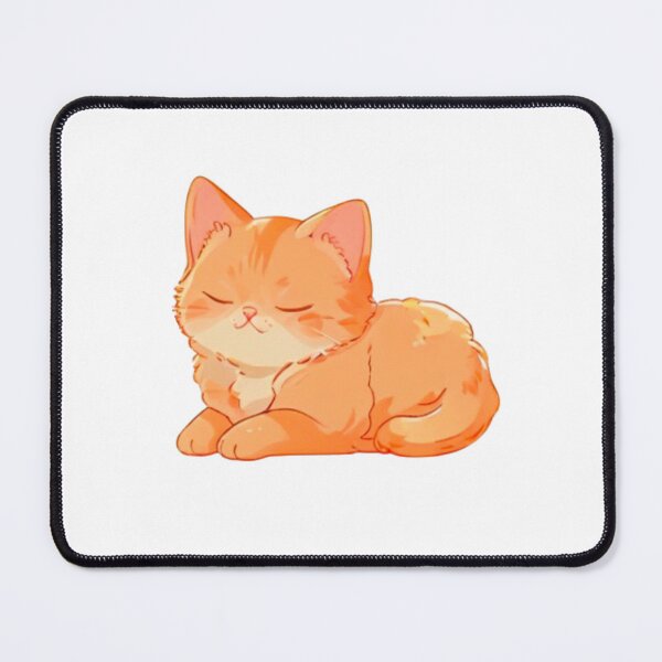 Item preview, Sleepy Orange cat napping designed and sold by KorArtStudio.