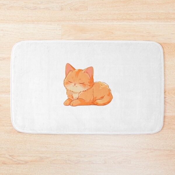Item preview, Sleepy Orange cat napping  designed and sold by KorArtStudio.