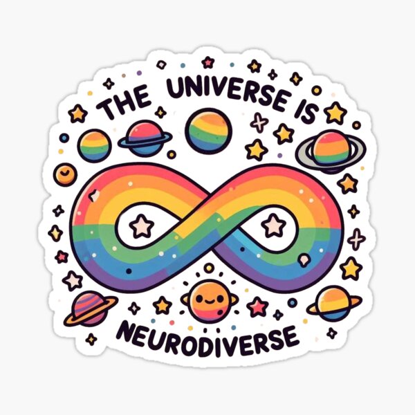 Item preview, The Universe is Neurodiverse designed and sold by Vkinsify.