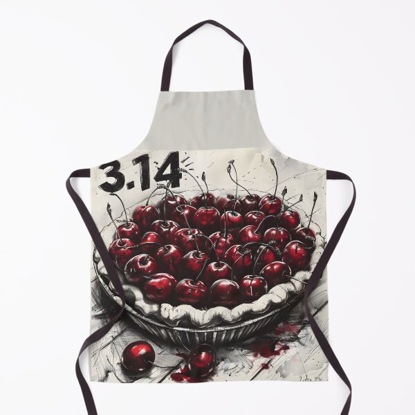 Item preview, Pi Day Brilliance- Cherries and 3.14 Unite in Our Stunning PIE Design AI Generated designed and sold by OlfactoART Studio.