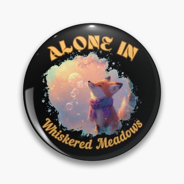 Item preview, Alone in Whiskered Meadows. fox lover designed and sold by FoxVibes.