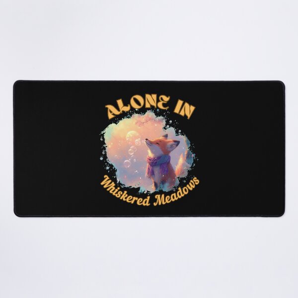 Item preview, Alone in Whiskered Meadows. fox lover designed and sold by FoxVibes.