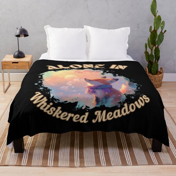 Item preview, Alone in Whiskered Meadows. realistic fox designed and sold by FoxVibes.