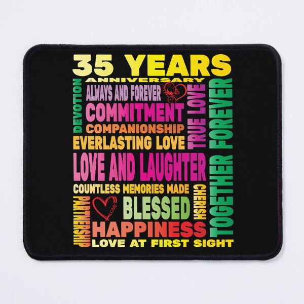 Item preview, 35 Years Anniversary of Love Happy Marriage Couple Lovers designed and sold by angy2017.