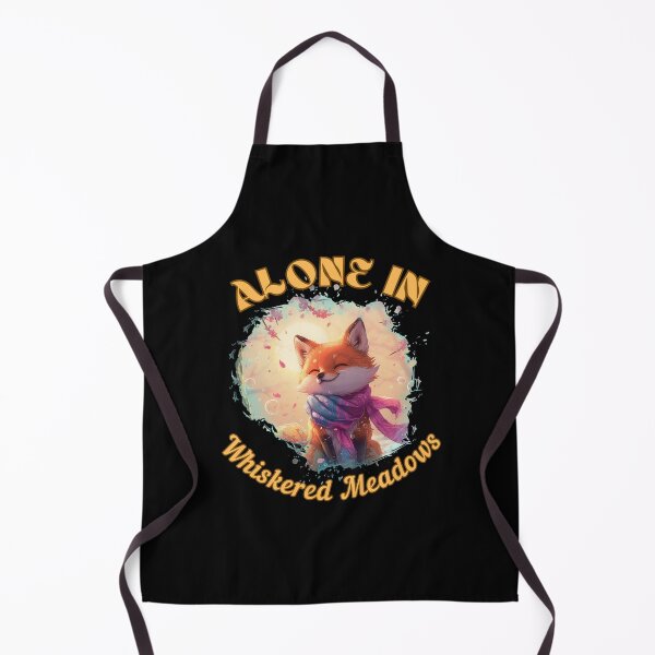 Item preview, Alone in Whiskered Meadows. fox saying designed and sold by FoxVibes.