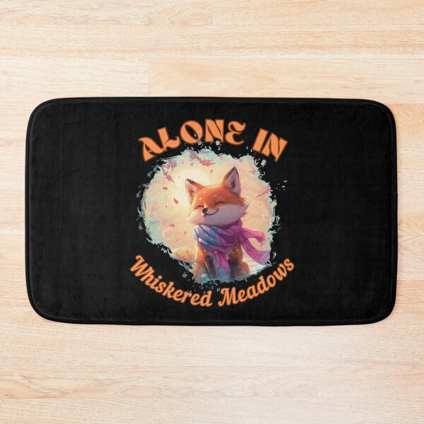 Item preview, Alone in Whiskered Meadows. fox watercolor designed and sold by FoxVibes.