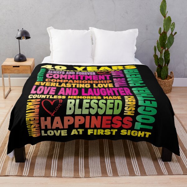 Item preview, 40 Years Anniversary of Love Happy Marriage Couple Lovers designed and sold by angy2017.