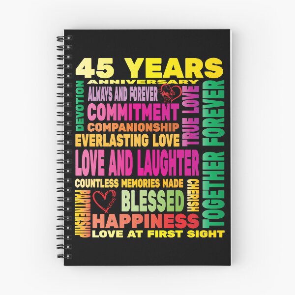 Item preview, 45 Years Anniversary of Love Happy Marriage Couple Lovers  designed and sold by angy2017.