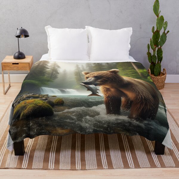 Item preview, Wilderness Wanderer - Bear's Majestic Roam in Untamed Lands designed and sold by ProgressMagnet.