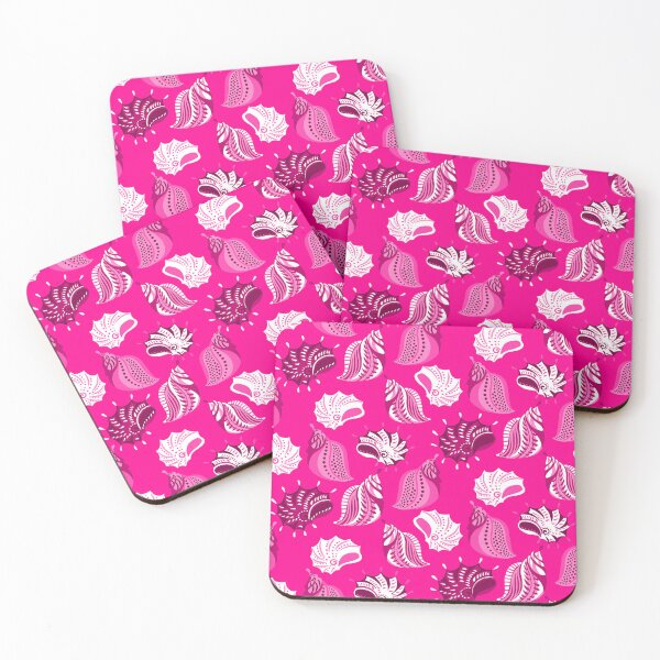 Item preview, pink sea shells beach ocean designed and sold by Gossip Rag.
