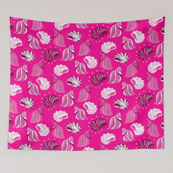 Item preview, pink sea shells beach ocean designed and sold by Gossip Rag.