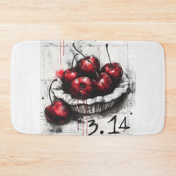 Item preview, Artistic Celebration- Cherry PIE's Vibrant 3.14 Elegance for Pi Day Generative AI designed and sold by OlfactoART Studio.