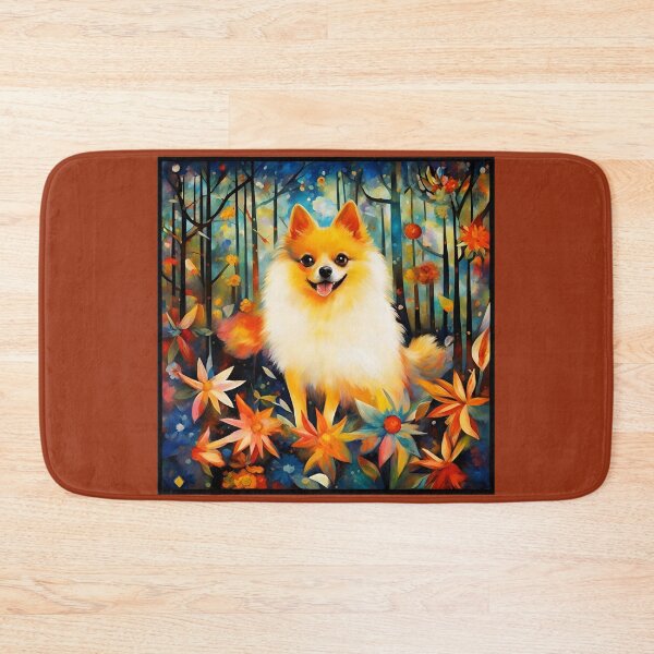 Item preview, A spitz dog among fantastic colors. designed and sold by Natalia-Vlad.