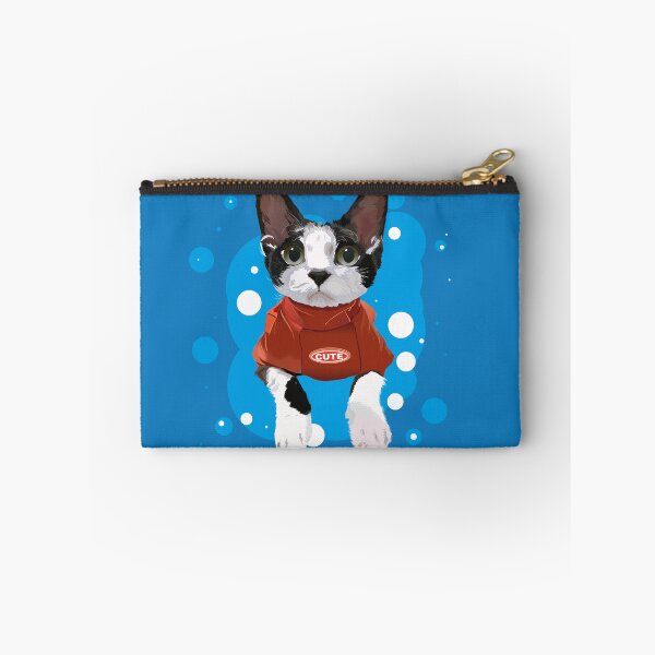 Item preview, Illustrated cute cat wearing a t-shirt designed and sold by hateeyes.