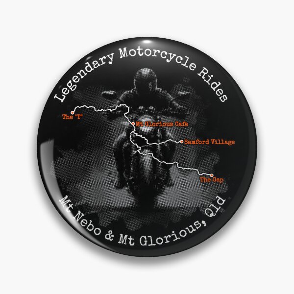 Item preview, Legendary Australian Motorcycle Rides - Mt Nebo and Mt Glorious, Qld designed and sold by Probably Fine Designs.