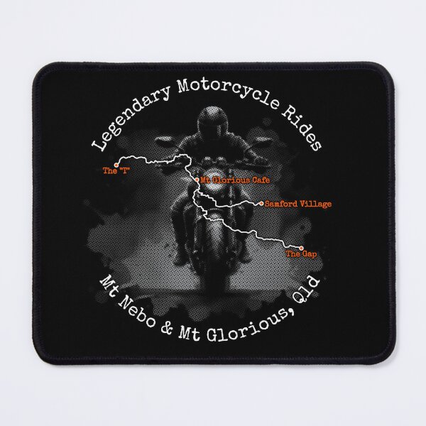 Item preview, Legendary Australian Motorcycle Rides - Mt Nebo and Mt Glorious, Qld designed and sold by Probably Fine Designs.
