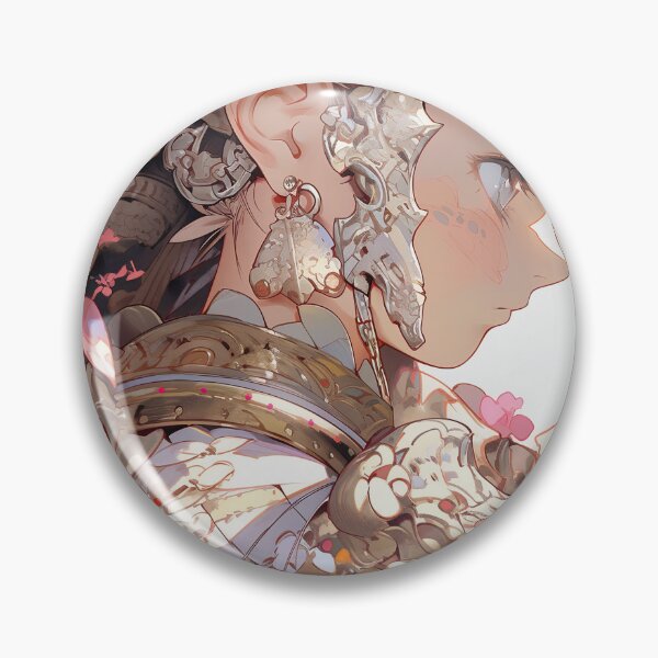 Item preview, Floral Armor Knight Anime Girl designed and sold by bubblegoth.