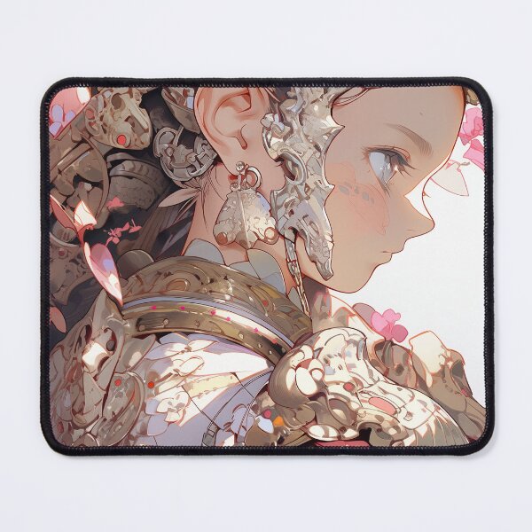 Item preview, Floral Armor Knight Anime Girl designed and sold by bubblegoth.