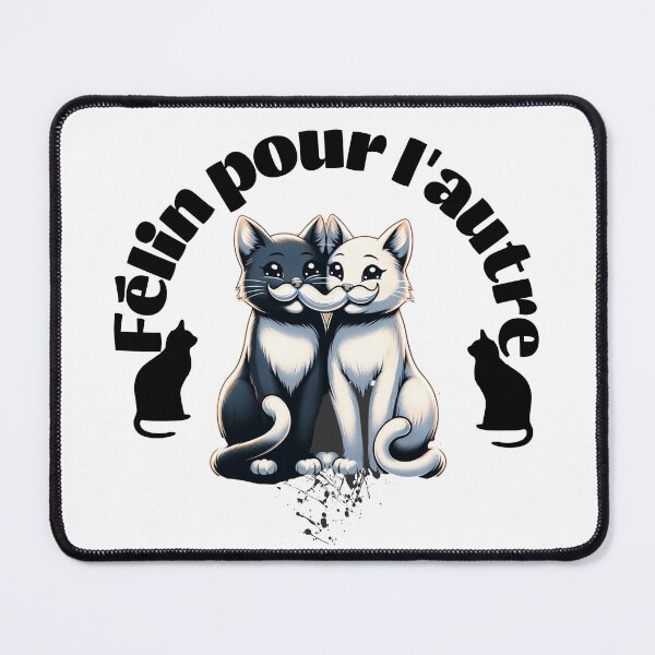 Item preview, Feline accomplices in black and white designed and sold by jean giosi.