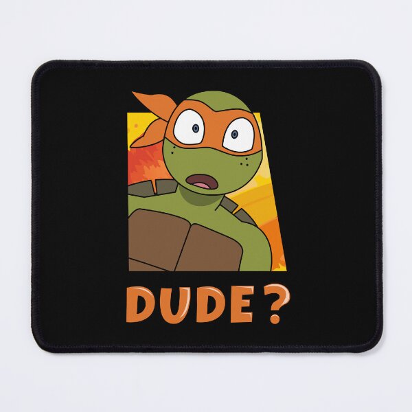 Item preview, Teenage Mutant Ninja Turtles - Michelangelo (Mickey) asks "Dude?" designed and sold by messy-nessie.