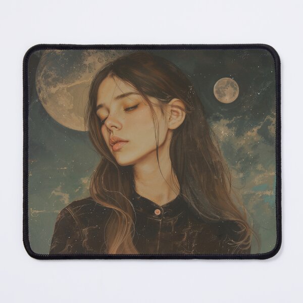 Item preview, Lunar Gaze, Velvet Night designed and sold by ArtGentle.