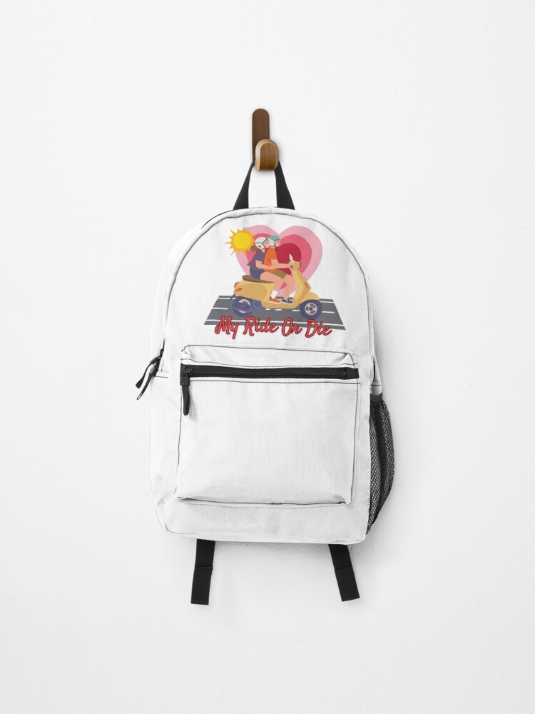 Thumbnail 1 of 3, Backpack, My Ride Or Die designed and sold by HeraThreads.