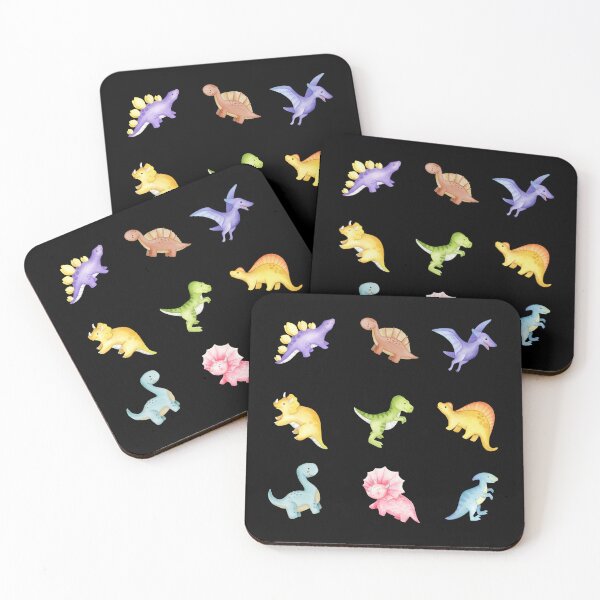 Item preview, Colorful Cute Baby Dino Set - Dinosaur Lovers Gift designed and sold by patternjp.