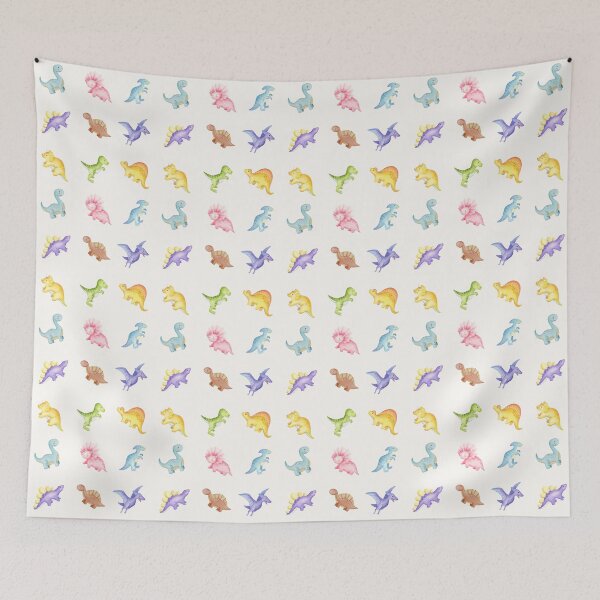 Item preview, Colorful Cute Baby Dino Set - Dinosaur Lovers Gift designed and sold by patternjp.