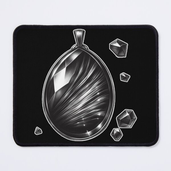 Item preview, Black Obsidian Crystal Pendant designed and sold by AmberRoseWrites.