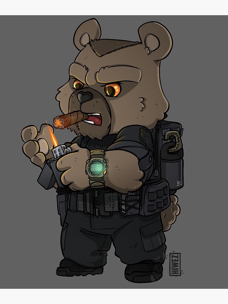 Tactical teddy deals bear