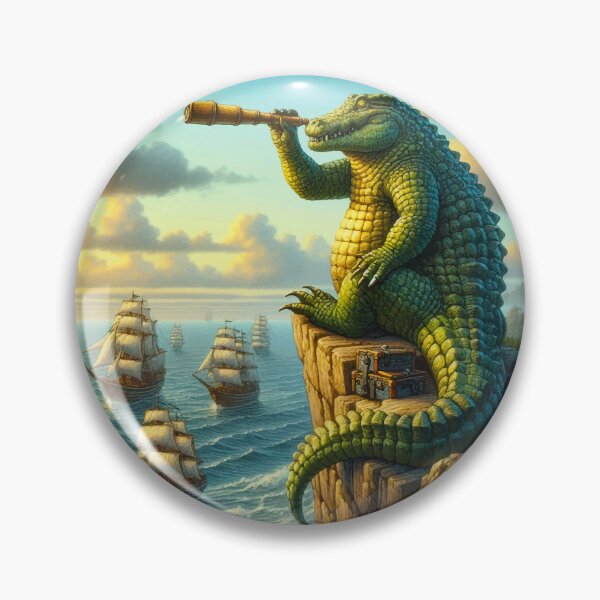 Item preview, Chubby crocodile coastal espionage endeavor designed and sold by OCNau.
