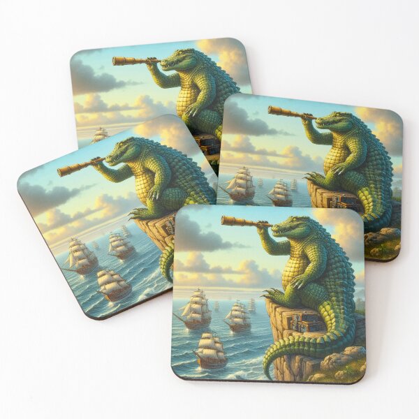 Item preview, Chubby crocodile coastal espionage endeavor designed and sold by OCNau.