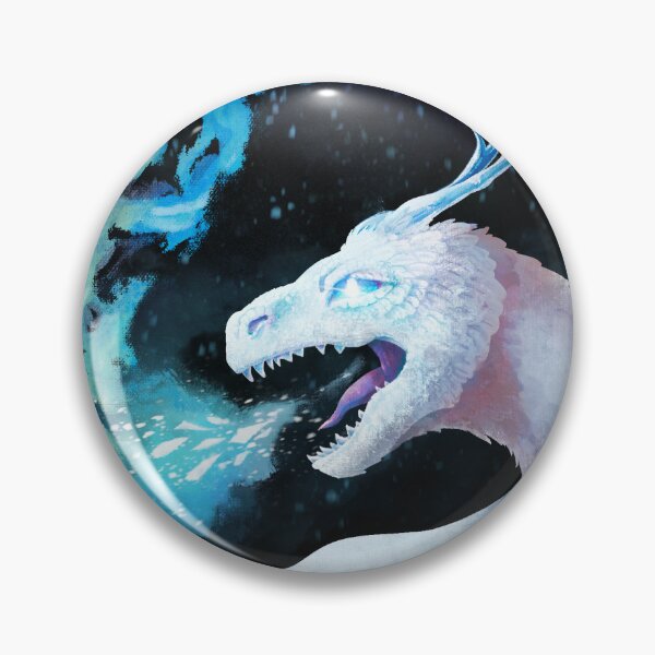 Item preview, Ice Dragon Panel designed and sold by Elyse Illustrations.