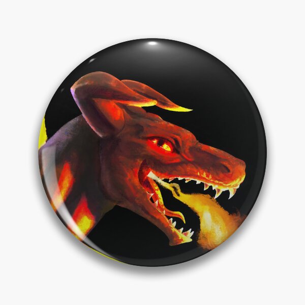 Item preview, Fire Dragon Panel designed and sold by Elyse Illustrations.