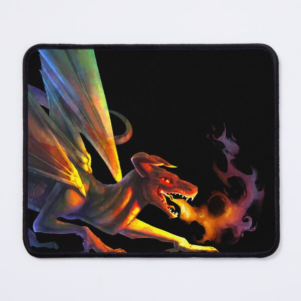 Item preview, Fire Dragon Panel designed and sold by Elyse Illustrations.