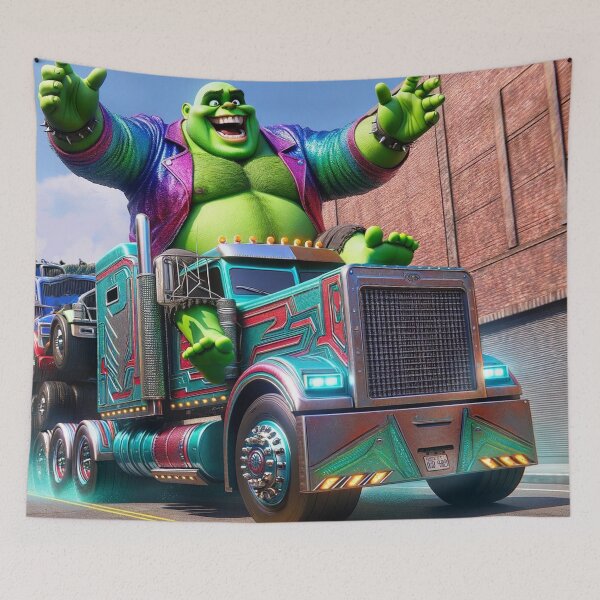 Item preview, Green Giant Hitch Hiker designed and sold by shakespeare1212.