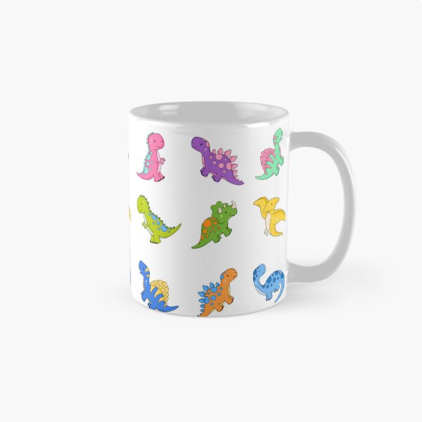 Item preview, Colorful Cute Baby Dino Set - Neon -  Dinosaur Lovers Gift designed and sold by patternjp.
