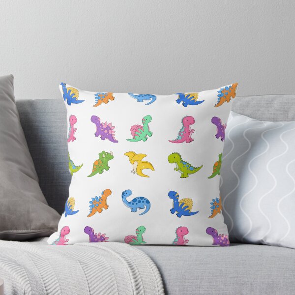 Item preview, Colorful Cute Baby Dino Set - Neon -  Dinosaur Lovers Gift designed and sold by patternjp.
