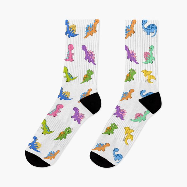 Item preview, Colorful Cute Baby Dino Set - Neon -  Dinosaur Lovers Gift designed and sold by patternjp.
