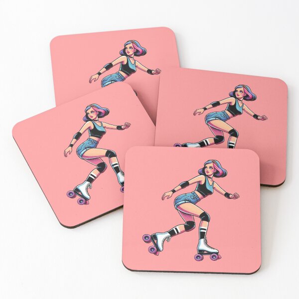 Item preview, Woman Rollerskating designed and sold by PinUpPizzazz.