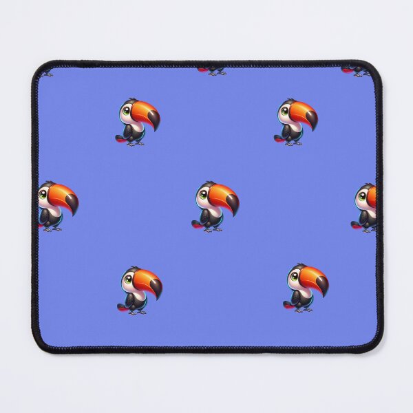 Item preview, Vibrant Toucan on Blue Background designed and sold by Ana C Falla.
